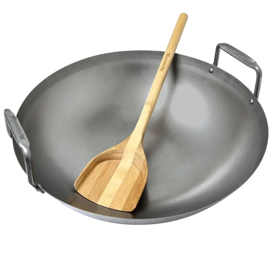 green egg steel wok