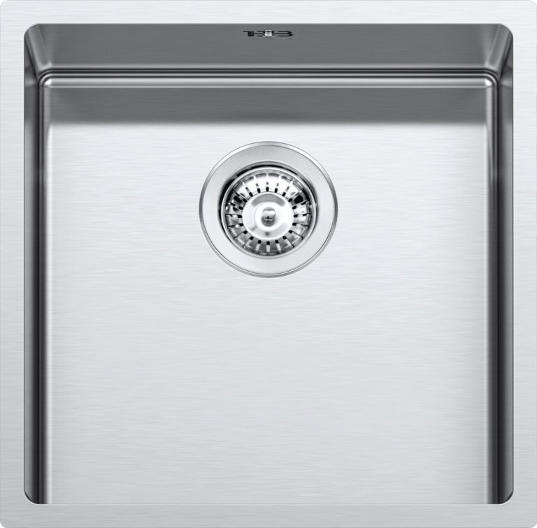 Barazza inbouw spoelbak RVS 44 x 40 cm