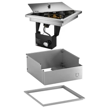 oneQ Wokbrander Inbouw Set