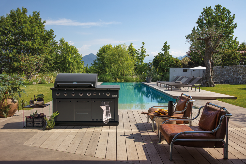 boretti luciano nero gas barbecue